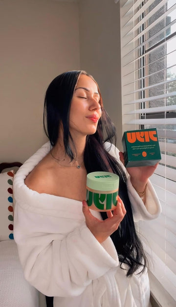 Angelica Violette with JIYU product